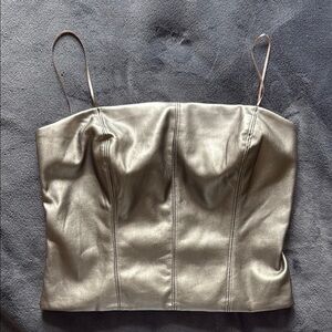Metallic Gold Women's Top